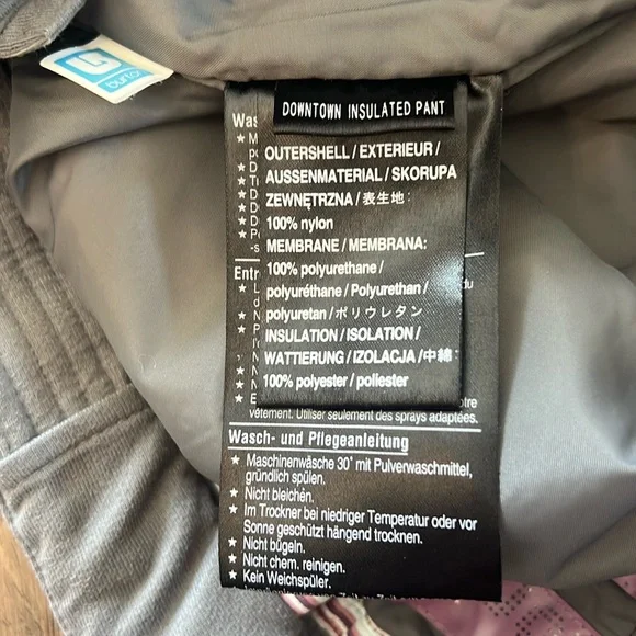 Burton Women’s Colorful Striped Ski Pants Medium - Picture 15 of 16